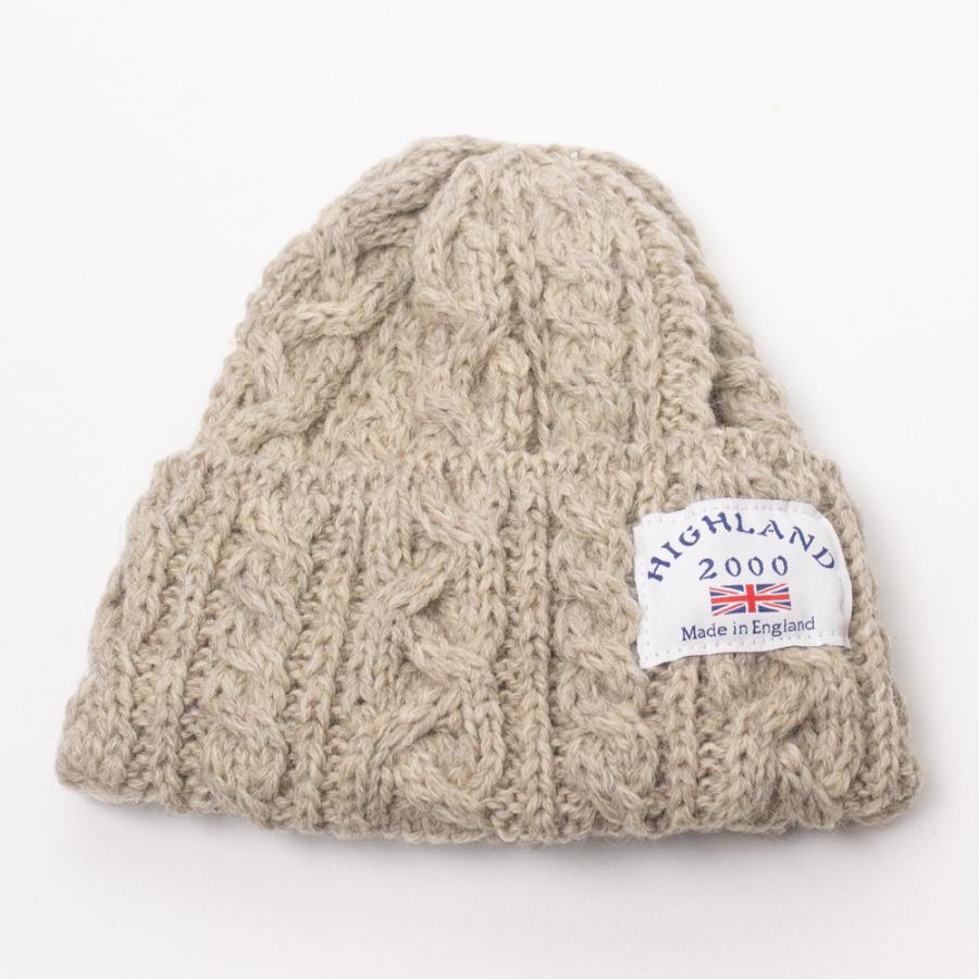 帽子 ニット帽 メンズ レディース HIGHLAND2000 イギリス製 ウール ケーブルニット帽 IZZC5053 | HIGHLAND 2000 | 09
