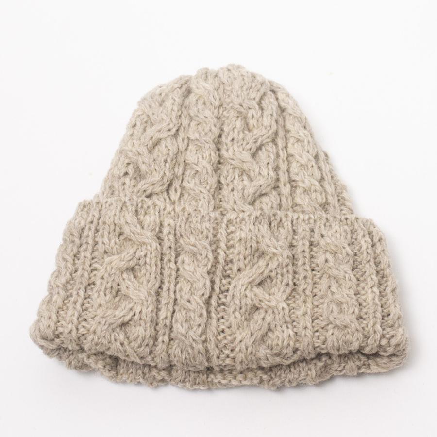 帽子 ニット帽 メンズ レディース HIGHLAND2000 イギリス製 ウール ケーブルニット帽 IZZC5053 | HIGHLAND 2000 | 10