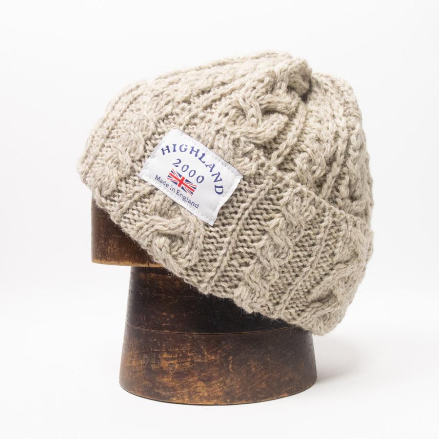 帽子 ニット帽 メンズ レディース HIGHLAND2000 イギリス製 ウール ケーブルニット帽 IZZC5053 | HIGHLAND 2000 | 14