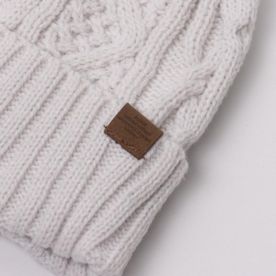 帽子 ニット帽 メンズ レディース RUBEN ルーベン ケーブルニット帽 ワッチ 裏ボア RUS7092 | Ruben | 09
