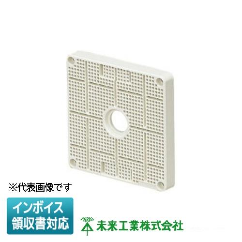 未来工業 [法人限定] POWF-1717W【白】未来工業 ミライ ポリ台 取付自在型 照明器具取付用プラスチック絶縁台 正方形タイプ 170 ...