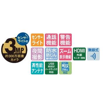 マスプロ（MASPRO） ○[法人限定][即納在庫有り] WC3A10ML モニター
