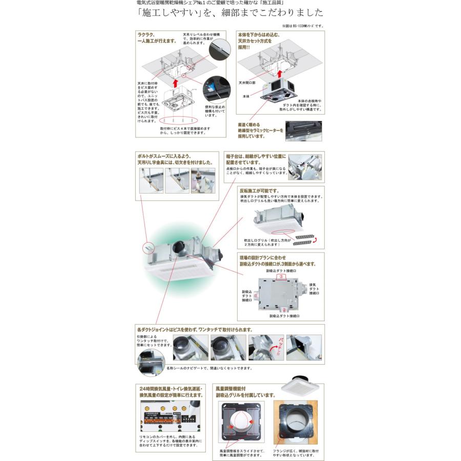 マックス（MAX） ○[法人限定][即納在庫有り] BS-132HM-1 MAX 換気扇 2