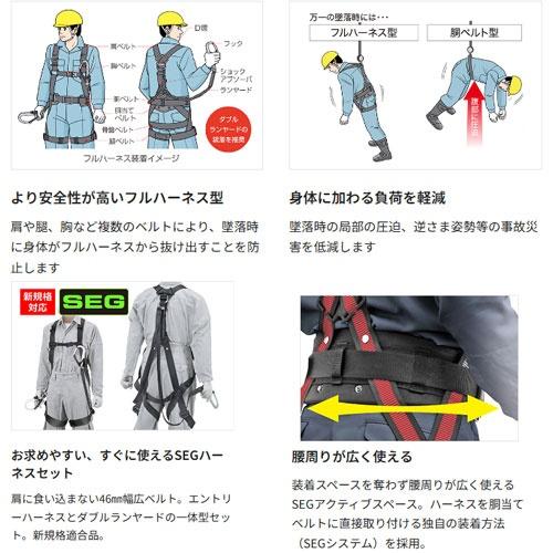 Tajima（タジマ） ○[即納在庫有り]A1GSMFR-WL1BK ハーネスGS 平ロープ