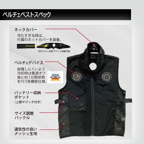 ○[即納在庫有り] JW-698 おたふく手袋 マルチペルチェベスト BT
