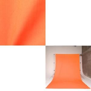 撮影背景 背景布・バックグランドクロス オレンジ（2.7x7m） : 撮影