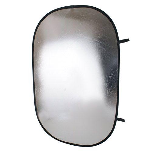 撮影機材 撮影用品 レフ板　102×168cm銀/白