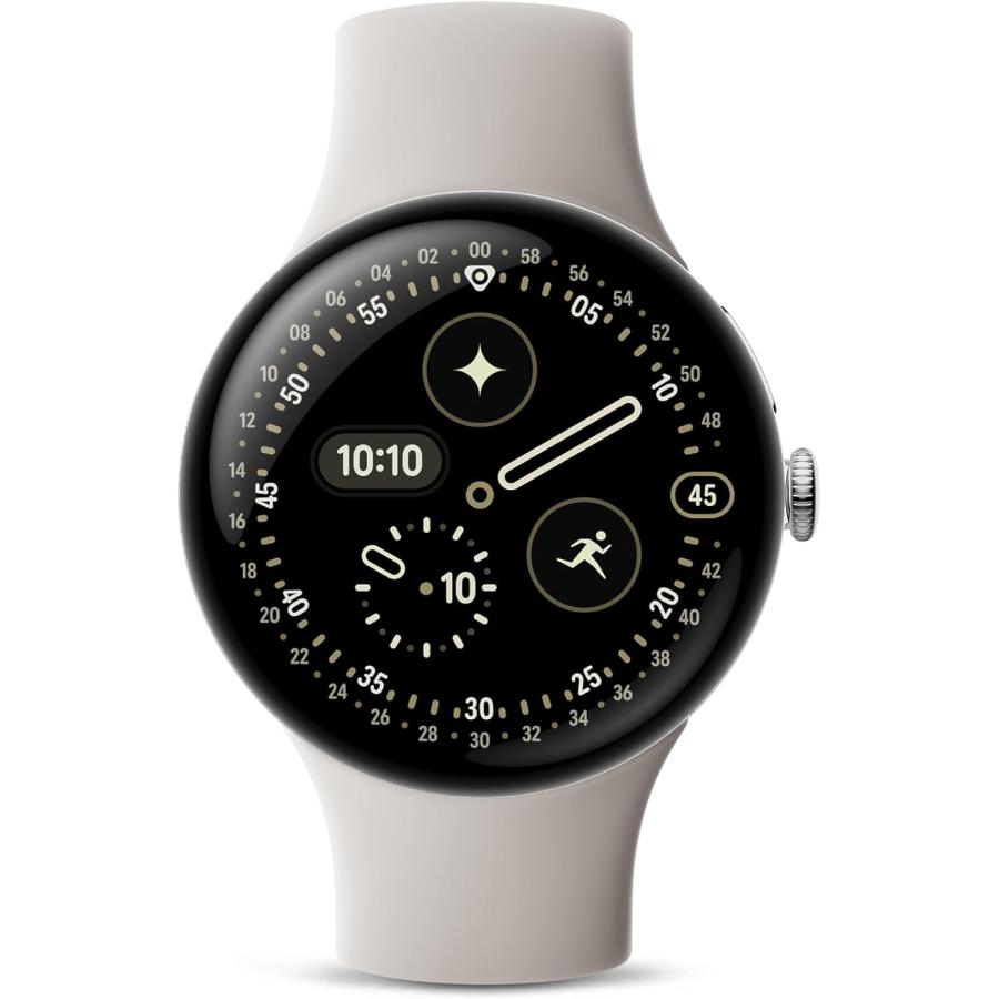 Google Pixel Watch 4 41mm GA10830-US [Polished Silver／Porcelain