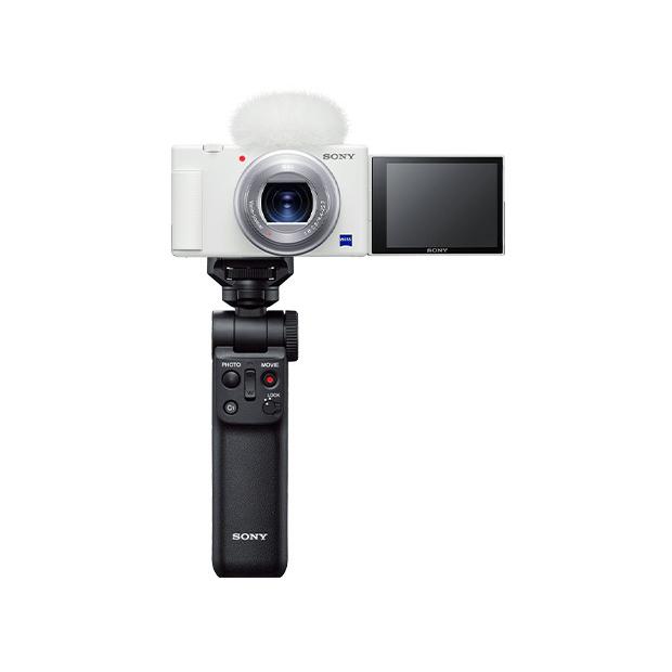 SONY デジタルカメラ ホワイト 20倍ズームジャンク品、3台セット電池なし SONY（ソニー） VLOGCAM ZV-1G W （ホワイト） シューティンググリップ