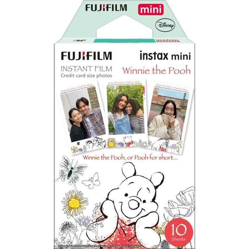 チェキ専用フィルム 絵柄入りフレームタイプ (くまのプーさん) 5個 FUJIFILM チェキ インスタントカラーフィルム instax mini 絵柄入り