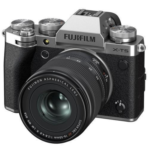【美品】富士フィルム XT5 XF16-50mmレンズキット シルバー FUJIFILM（フジフイルム） ミラーレス一眼カメラ FUJIFILM X-T5 XF16