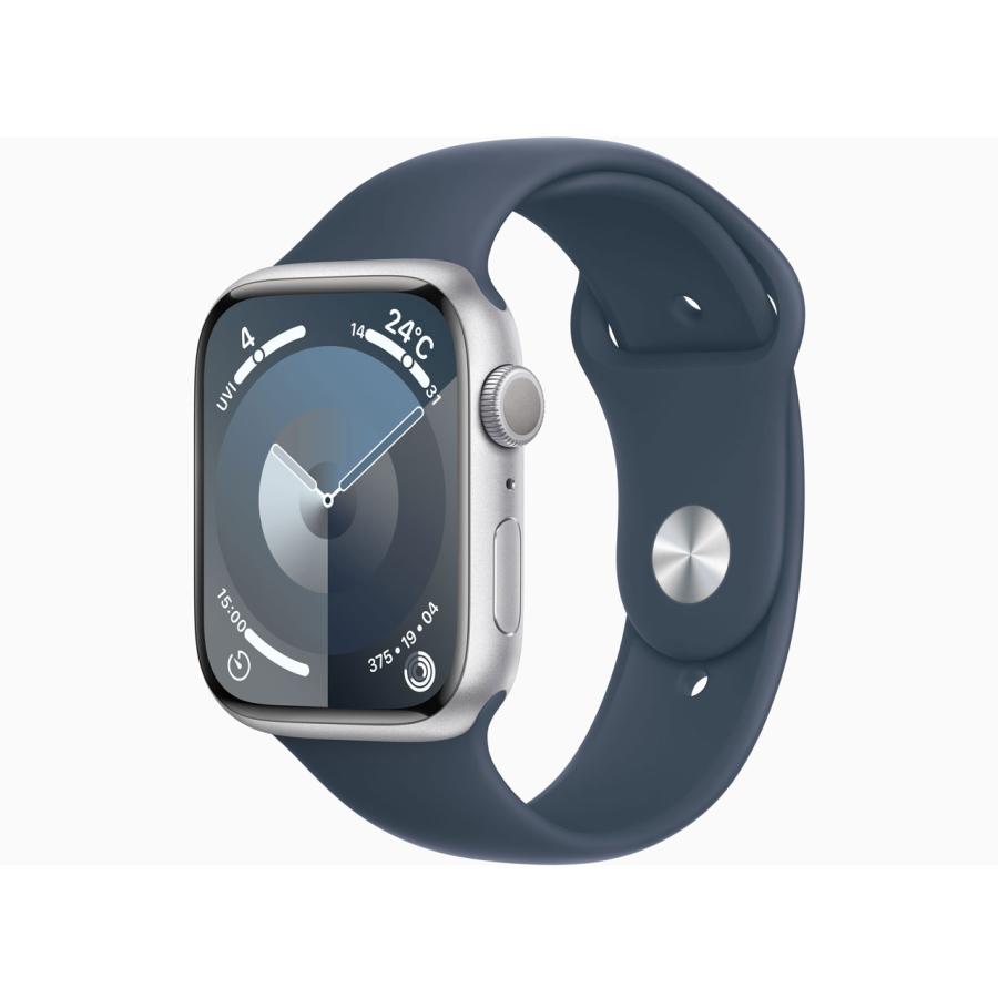 Apple Watch 9 GPSモデル Apple Watch Series 9 GPSモデル 45mm MR9E3J/A [シルバー/ストーム