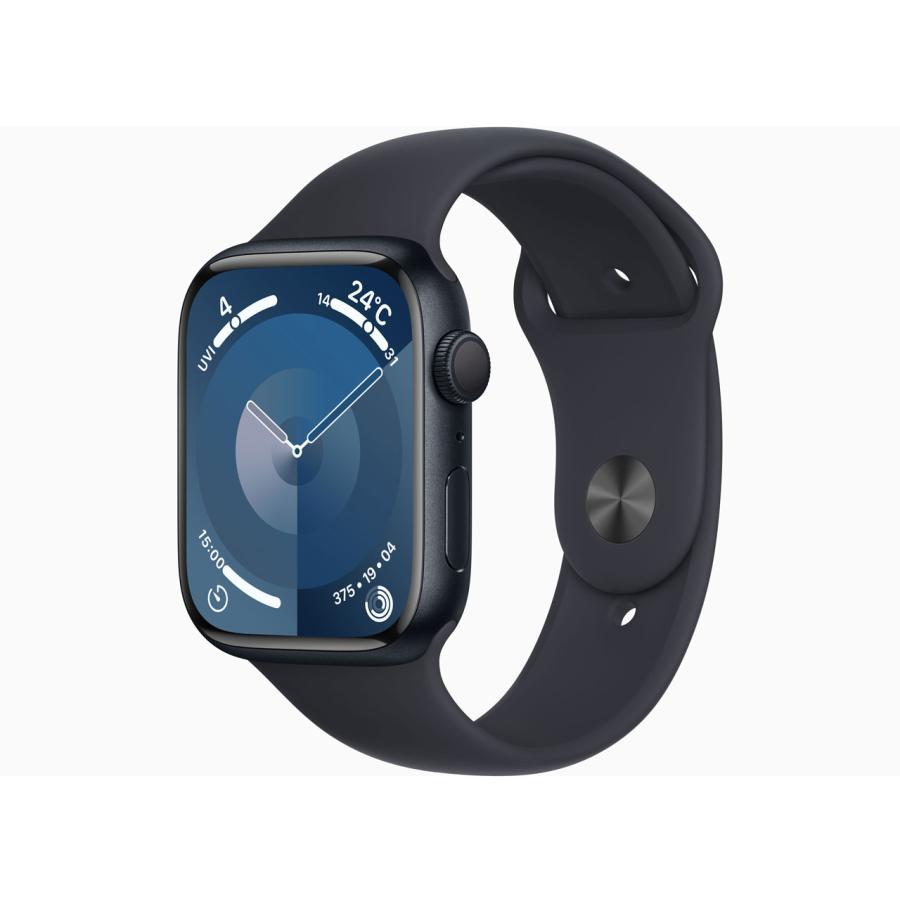 訳あり品-外装箱傷あり」新品 Apple Watch Series 9 GPSモデル 45mm  