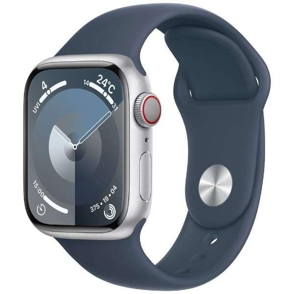Apple Watch Series 9 GPS+Cellularモデル 41mm MRHV3J/A [シルバー/ストームブルースポーツバンド S/M] 買取価格比較