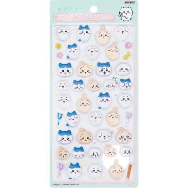 サンスター文具 ボンボンドロップシール ちいかわ×ハチワレ×うさぎ