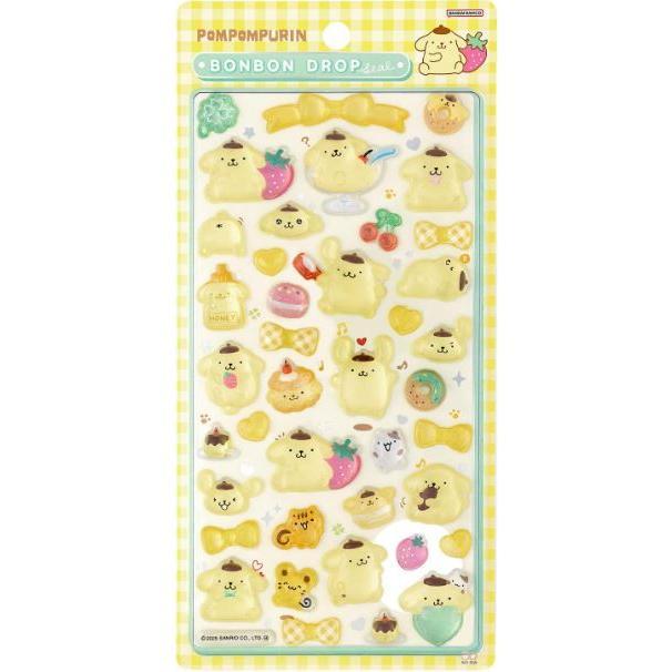 サンスター文具 ボンボンドロップシール ポムポムプリン [S8812144