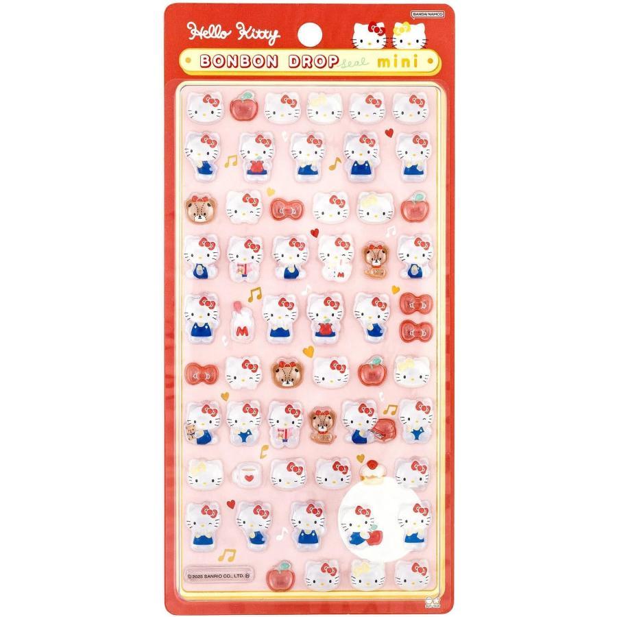 サンスター文具 ボンボンドロップシールミニ ハローキティ レッド