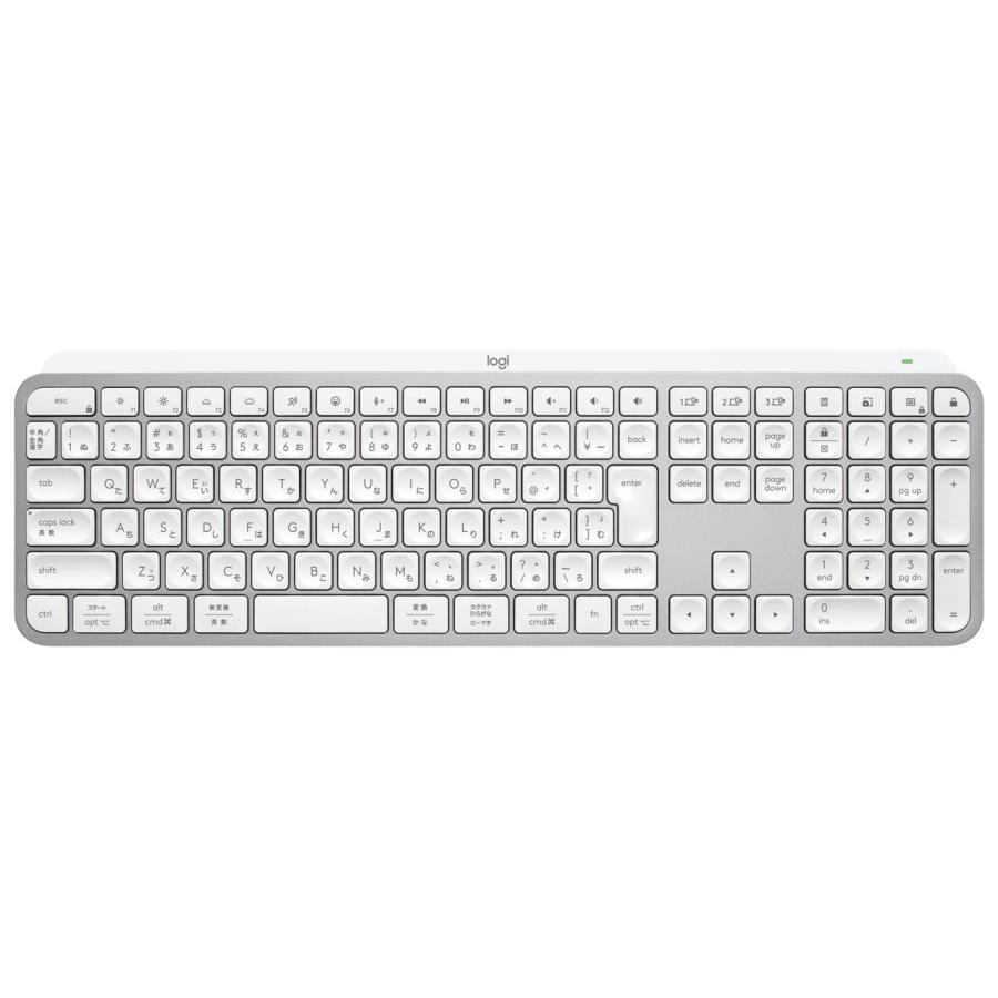 Logi｜MX KEYS ペイルグレー｜英語配列｜美品 ロジクール キーボード MX Keys Mini for Mac(英語配列)(iPadOS/iOS