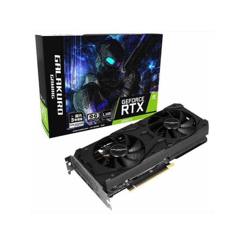 GALAKURO GAMING GG-RTX3060TI-E8GB/DF/LHR : らいぶshop - 通販