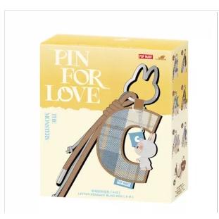 PIN FOR LOVE アルファベットペンダント ラブブ　ポップマート　2個 POP MART（ポップマート） 正規品保証 THE MONSTERS PIN FOR LOVE