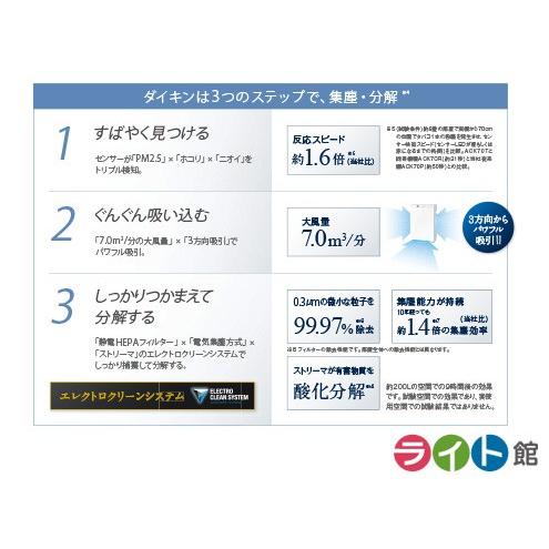 ダイキン ダイキン 加湿ストリーマ空気清浄機 ACK70X-W 2021年 2 ダイキン ダイキン 加湿ストリーマ空気清浄機 ACK70X-W 2021年 2