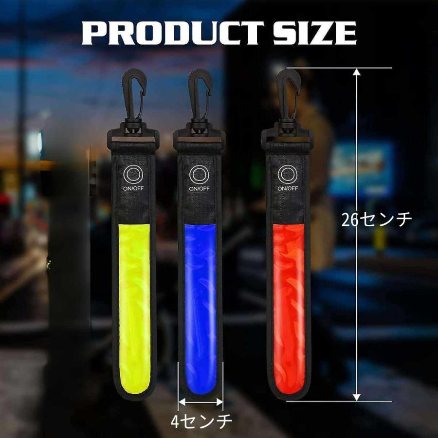 リフレクター ナイトマーカー 反射板 通学 ウォーキング 防犯 LED 子供用 大人用 赤 青 黄 レッド ブルー イエロー |  | 17