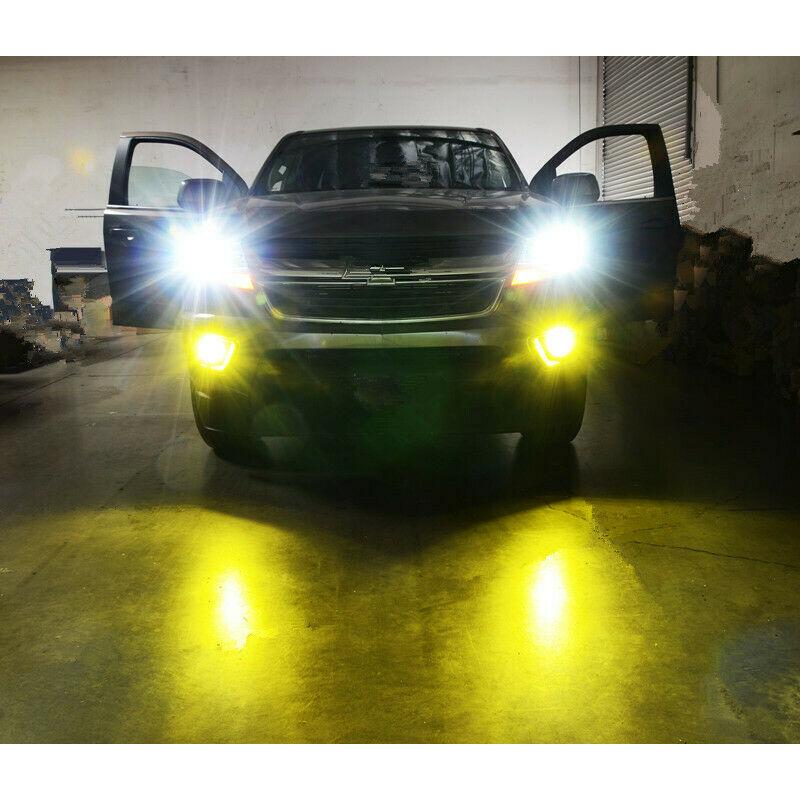 LEDフォグランプ イエロー 爆光 車検対応 H8 H9 H11 H16(国産車