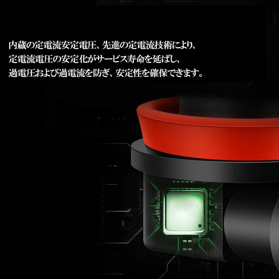 LEDフォグランプ イエロー 爆光 車検対応 H8 H9 H11 H16(国産車)   led フォグ H8 LED フォグ 高性能チップ 16個搭載  3000K 1600LM/1個 バルブ 2個入り |  | 04