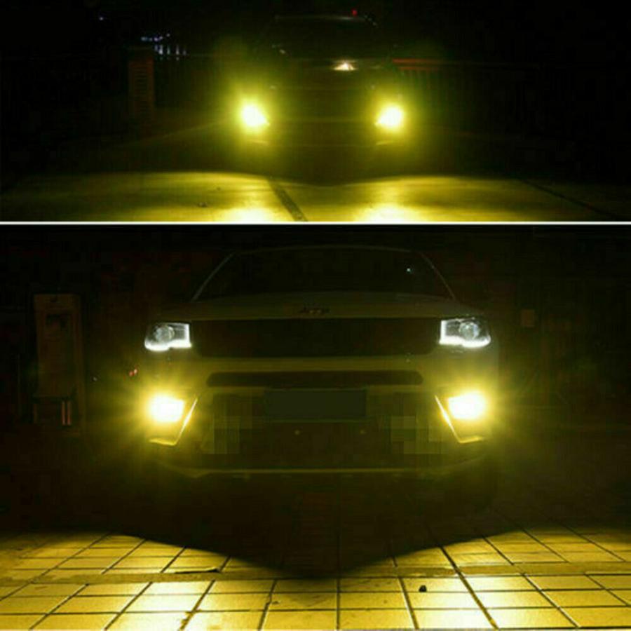 LEDフォグランプ イエロー 爆光 車検対応 H8 H9 H11 H16(国産車
