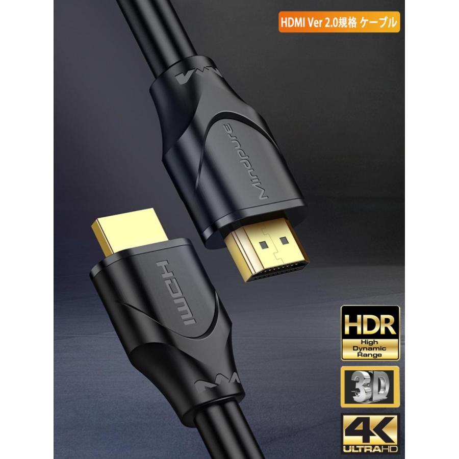 HDMI  ケーブル Ver.2.0b フルハイビジョンFULL HD 2K 4K 3D HDR イーサネット液晶テレビ ブルーレイレコーダー PS５対応  （2m） |  | 01