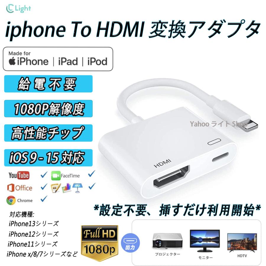 最上の品質な 給電不要 Apple Lightning Digital AVアダプタ 充電不要 iPhone HDMI 変換アダプタ ライトニング 1080P アップル純正品質 ask-koumuin.com 最上の品質な 給電不要 Apple Lightning Digital AVアダプタ 充電不要 iPhone HDMI 変換アダプタ ライトニング 1080P アップル純正品質 ask-koumuin.com