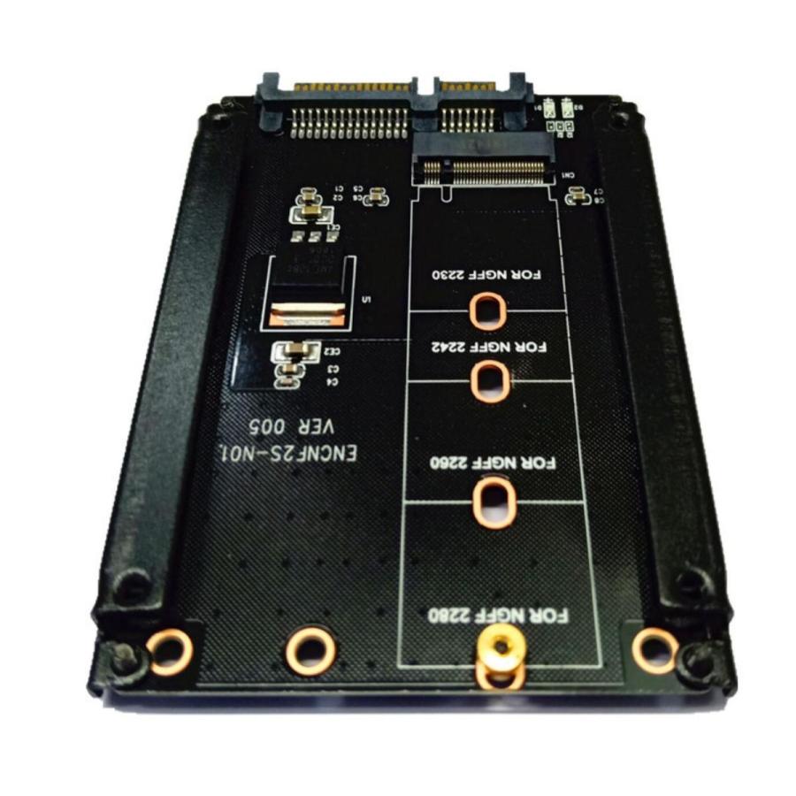 M.2 SSD変換マウンター （NGFF）SSD→9.5mm厚 2.5インチ