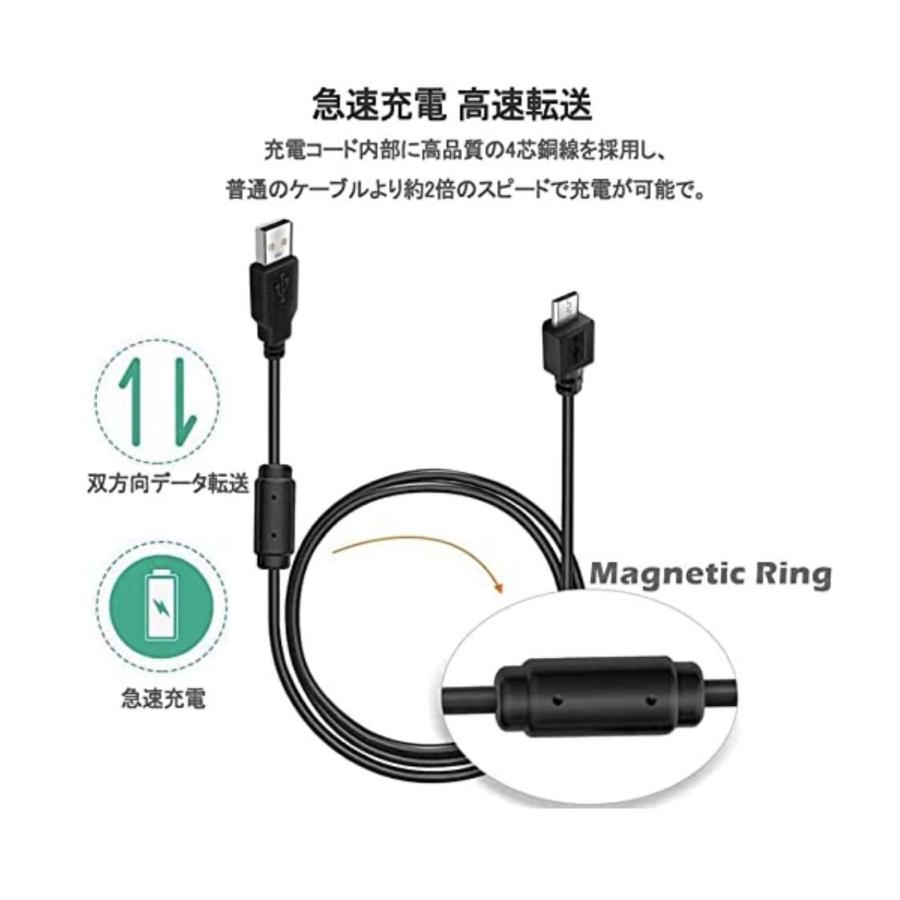 micro USB充電ケーブル 1.8m (2本セット) 2.4A急速充電 micro USB充電ケーブル 1.8m (2本セット) 2.4A急速充電