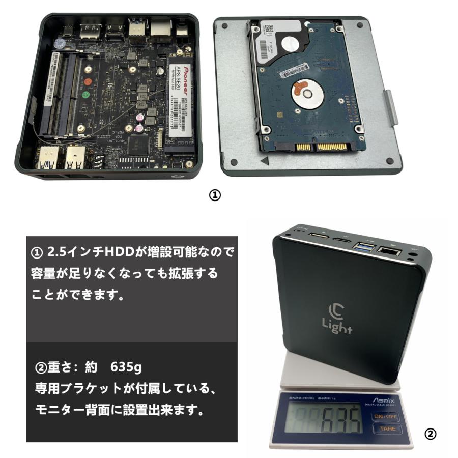 Win 10搭載 Light Pro-7/第八世代I3 8145U/8GBメモリー/M.2 SSD256GB