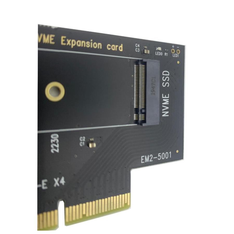 NVME M.2 to PCIe 拡張カード PCI-Express 3.0 X4対応 M.2スロット接続