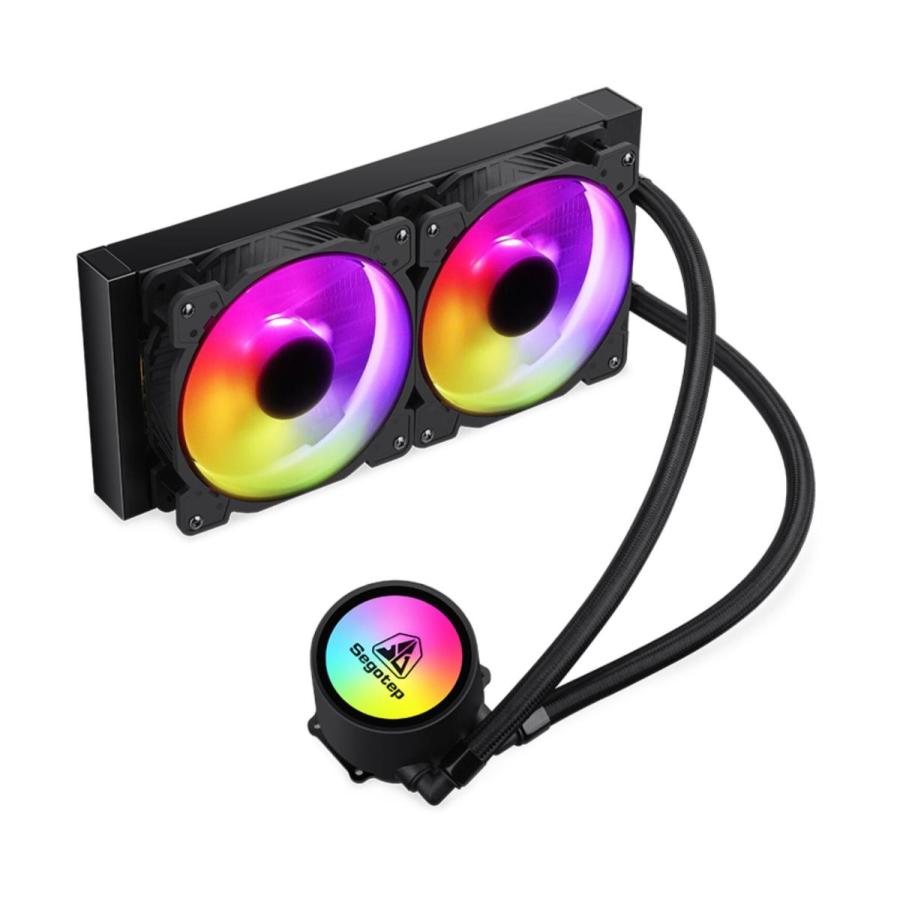 Segotep 水冷 CPUクーラー BeIced 240 ARGB Segotep Beiced RGB 240 水冷CPUクーラー アドレサブル RGB LEDを搭載