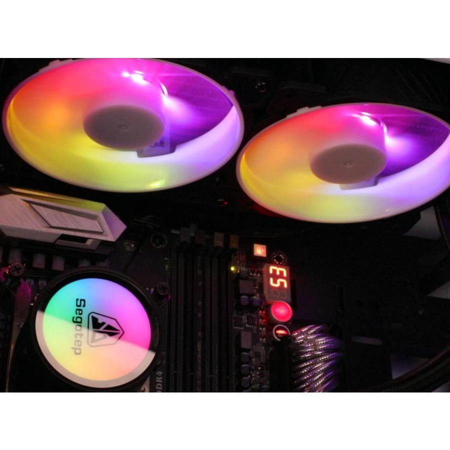Segotep Beiced RGB 240 水冷CPUクーラー アドレサブル RGB LEDを搭載