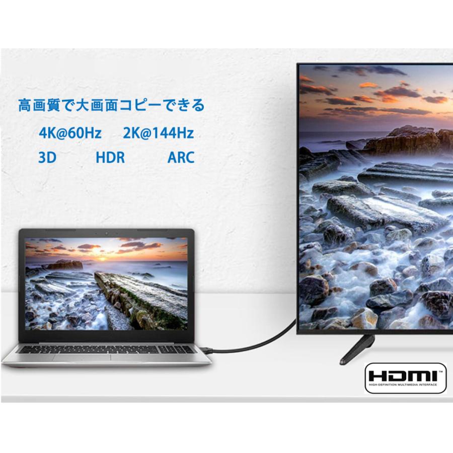 HDMI ケーブル　ハイスピード 高耐久 イーサネット 4K 3D オーディオリターン (1.5m)(2m)(3m)(5m)｜light-pc｜07