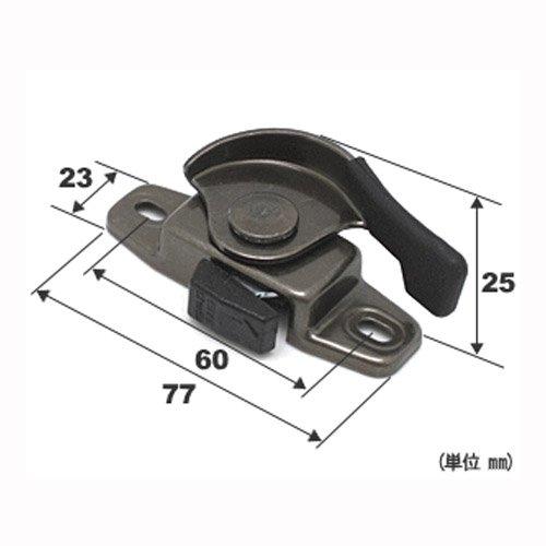 クレセント 新日軽用 ブラック 左勝手 防火仕様