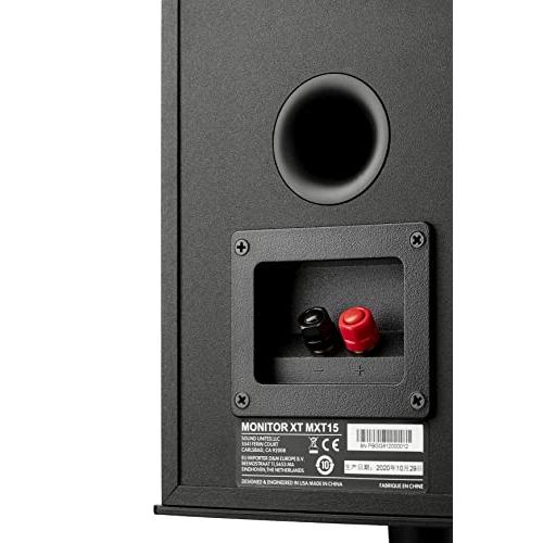 ポークオーディオ POLK AUDIO Monitor XTシリーズ コンパクトブックシェルフスピーカー マットブラック MXT15（2台1組） モニター