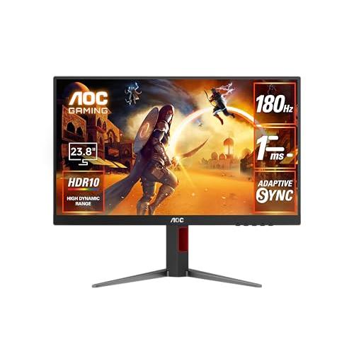 AOC ゲーミングモニター 本体 AOC ゲーミングモニター 24G4/11 23.8インチ 1920×1080@180Hz 1ms