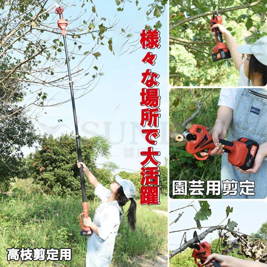 剪定ばさみ 電動 高枝切りバサミ マキタ 18Vバッテリー対応 コードレス 電動チェーンソー 高枝切り鋏 切断直径40mm 250cm 延長ポール 切断回数と電池残量表示 剪定ばさみ 電動 高枝切りバサミ マキタ 18Vバッテリー対応 コードレス 電動チェーンソー 高枝切り鋏 切断直径40mm 250cm 延長ポール 切断回数と電池残量表示