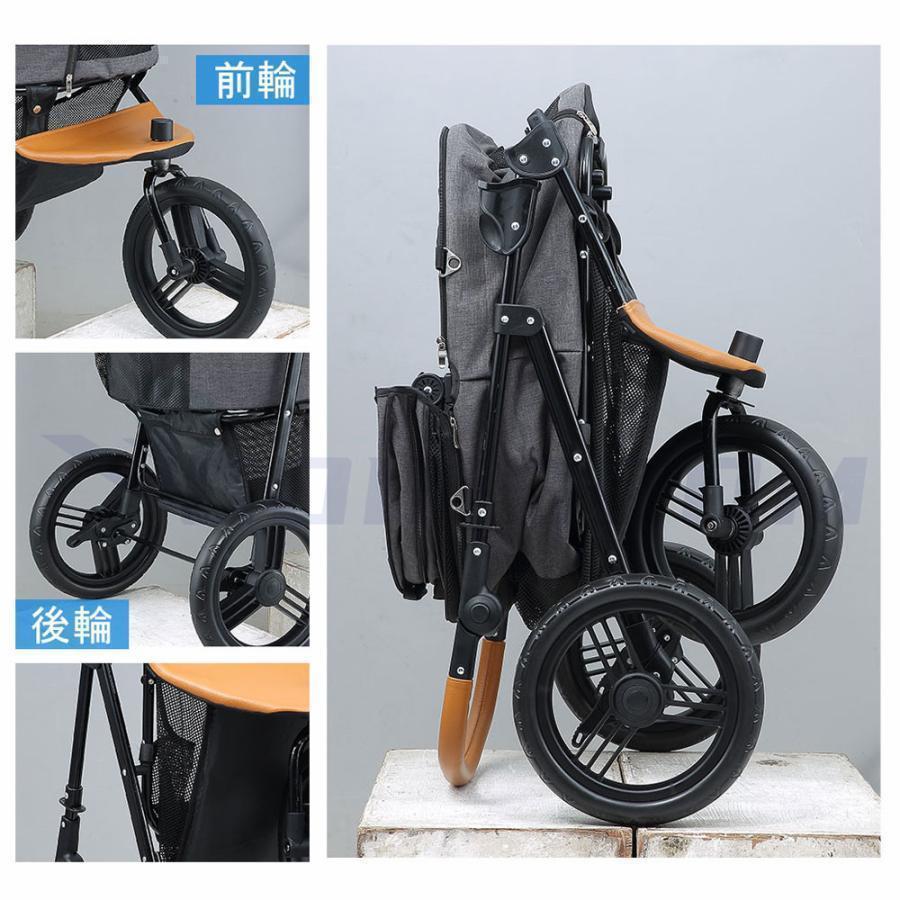 ⭐公式品⭐ ペットカート 取り外し可能 折りたたみ ペットバギー 分離型 3輪 バギー 軽量 前輪360° 安全装置付 ドッグカート キャリー 小型犬 中型犬 介護用 飛び出し防止 【E1883069239】(10116円)