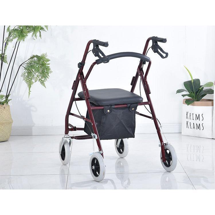 シルバーカー 車椅子 軽量 折りたたみ 手押し車 歩行器 高齢者 屋外 老人 家庭 買い物 散歩 コンパクト 小型 ノーパンク 介助 持ち運び 買い物カート 