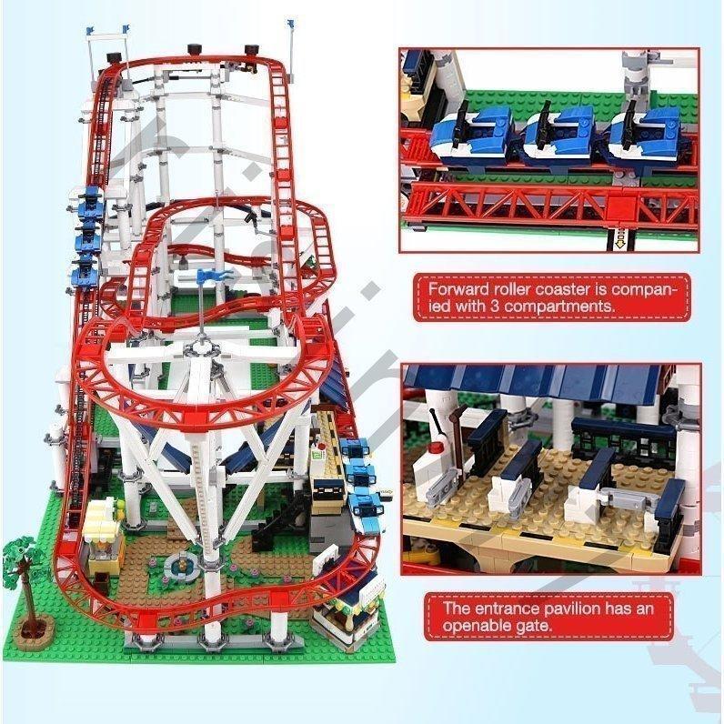 レゴ 互換品 オート ローラーコースター モーター無 ジェットコースター クリエイター 10261 クリスマス プレゼント レゴ 互換品 オート ローラーコースター モーター無 ジェットコースター クリエイター クリスマス プレゼント