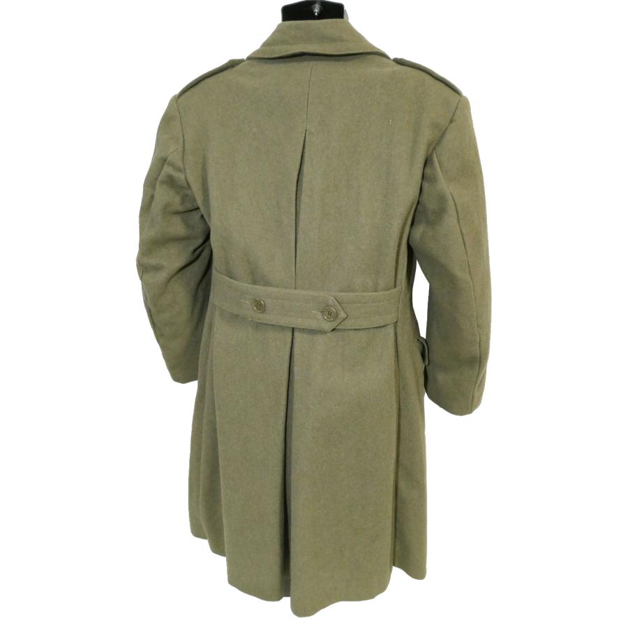 MILITARY イタリア軍 兵用 ウール ロングコート 1968年 カーキ S MILITARY イタリア軍 兵用 ウール ロングコート 1968年 カーキ S