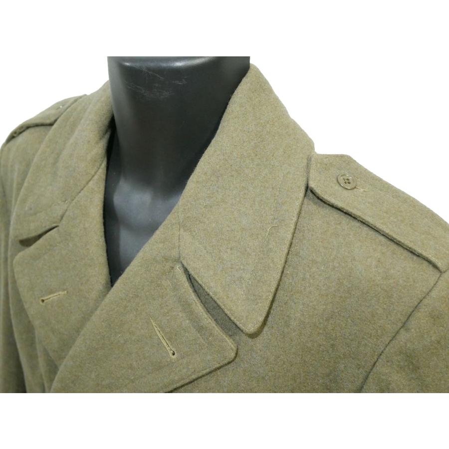 MILITARY イタリア軍 兵用 ウール ロングコート 1968年 カーキ S MILITARY イタリア軍 兵用 ウール ロングコート 1968年 カーキ S