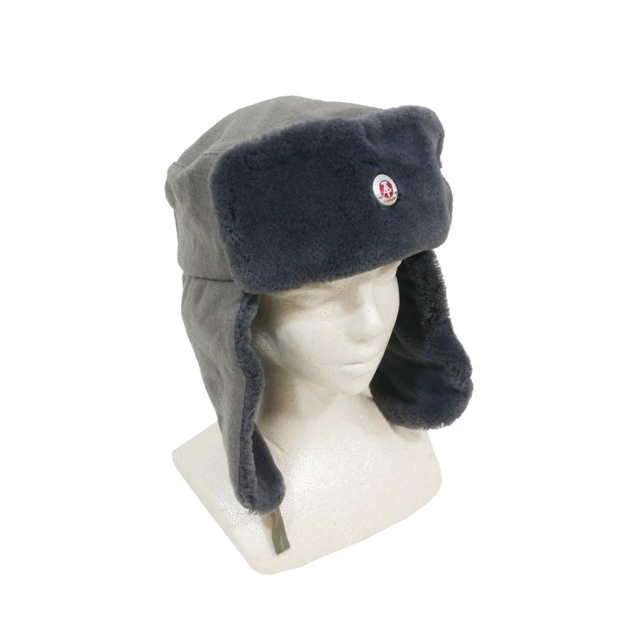 MILITARY（ミリタリー） 東ドイツ軍 ウシャンカ ボアハット 新品デッド