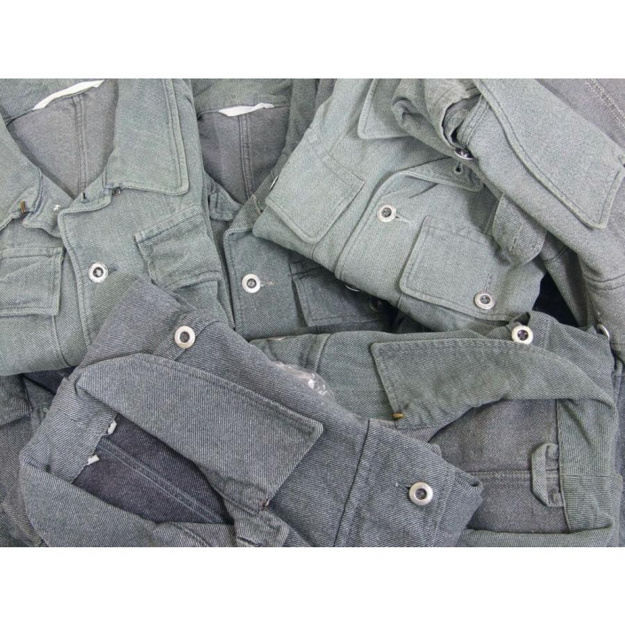 ✨希少前期✨スイス軍★デニムジャケット★アルミボタン 実物 USED スイス軍 前期型 デニム ワークジャケット ミリタリー