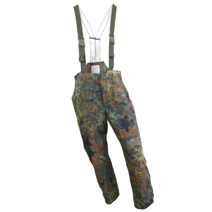 パンツ ドイツ軍 実物 フレックカモ サスペンダー付き ミリタリー
